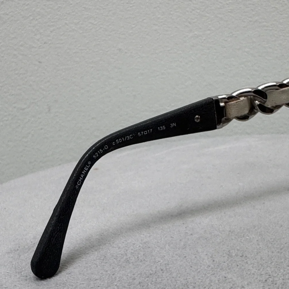 CHANEL Black and Silver Sunglasses - Picture 6 of 7